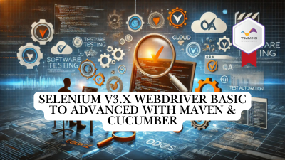 Selenium v3.x WebDriver Basic to Advanced with Maven & Cucumber